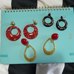 Vintage-inspired earrings bundle
